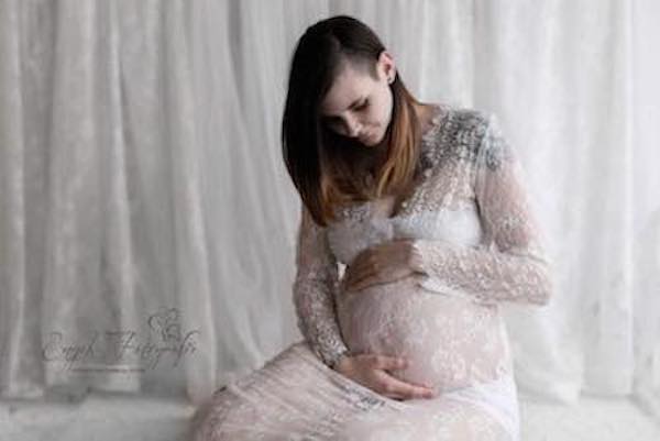 Babybauchshooting liegend